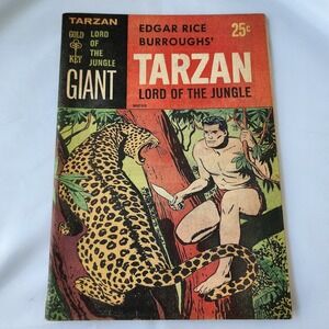 Tarzan Lord of the Jungle Issue #1 Gold Key Giant Comic 1964 Edgar Rice Burrough